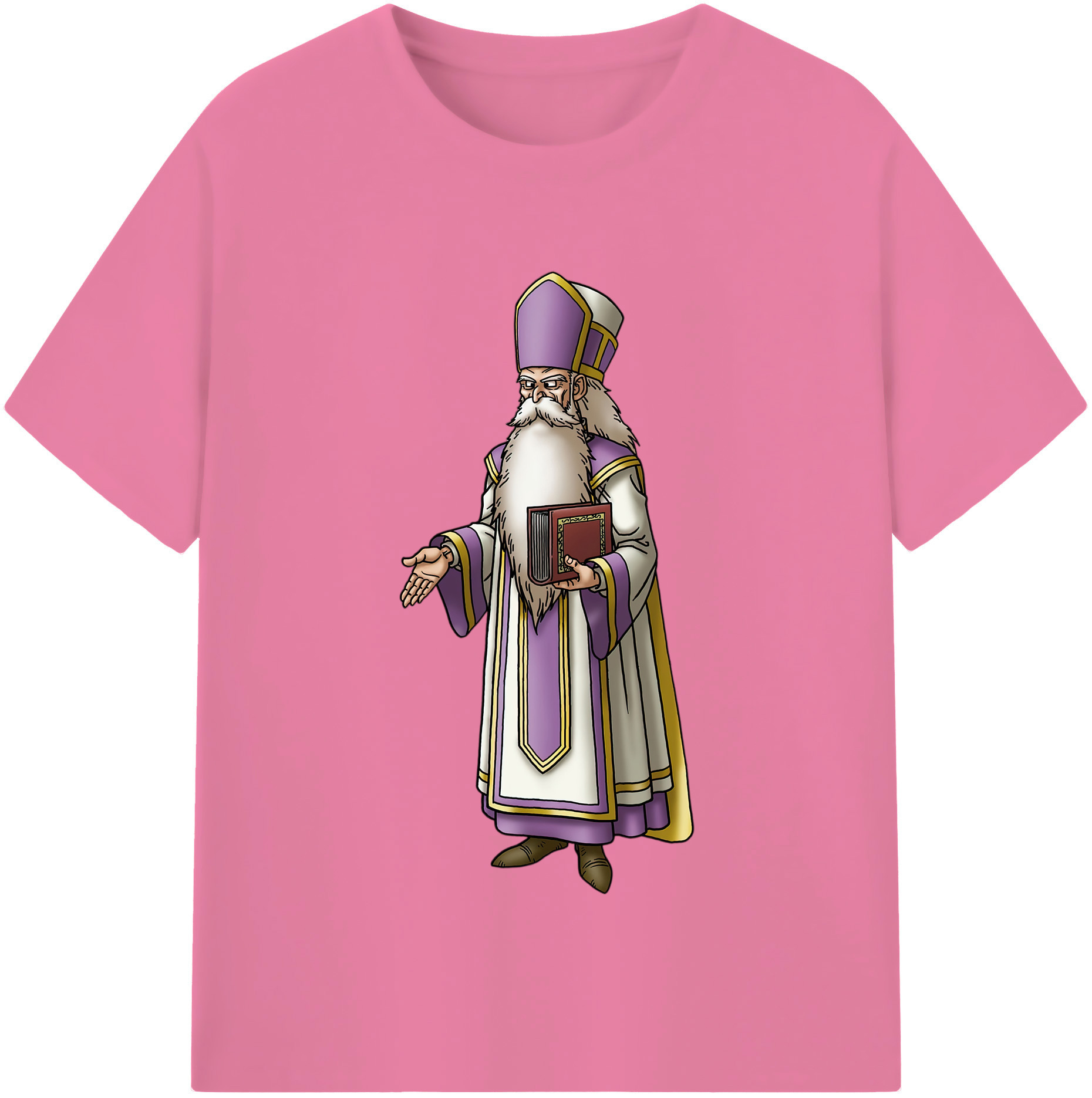 （画像用） ドラゴンクエスト Doragon Kuesuto Dragon Quest 綿100％半袖Tシャツ（フロントプリント）